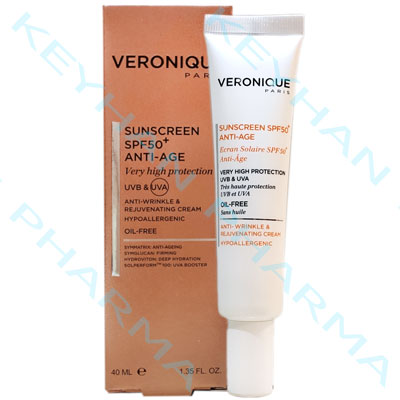 کرم ضد آفتاب و ضد چروک +SPF50 ورونیک